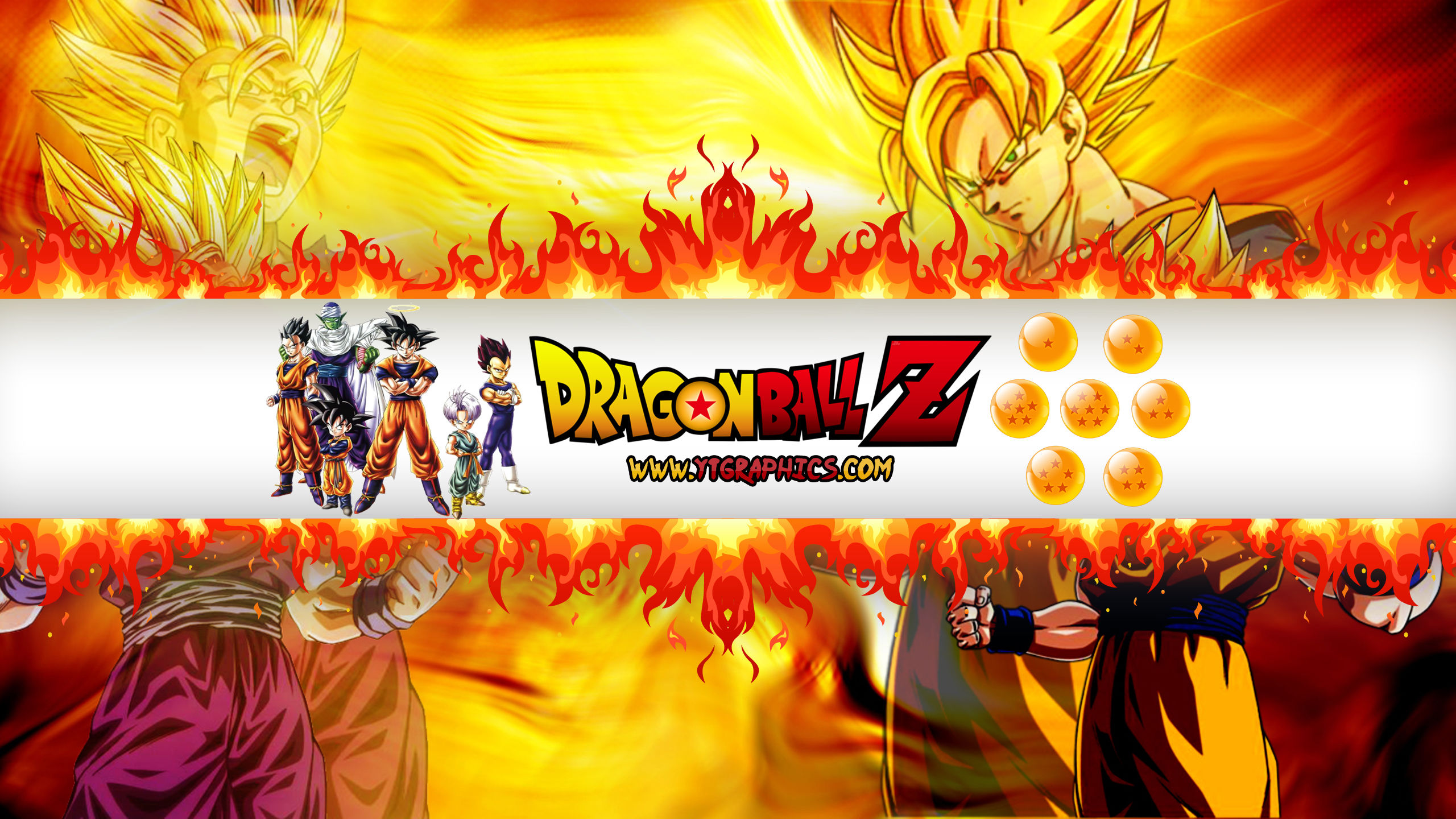 Dragon Ball Z Youtube Channel Art Banner - roblox channel art 2048 x 1152