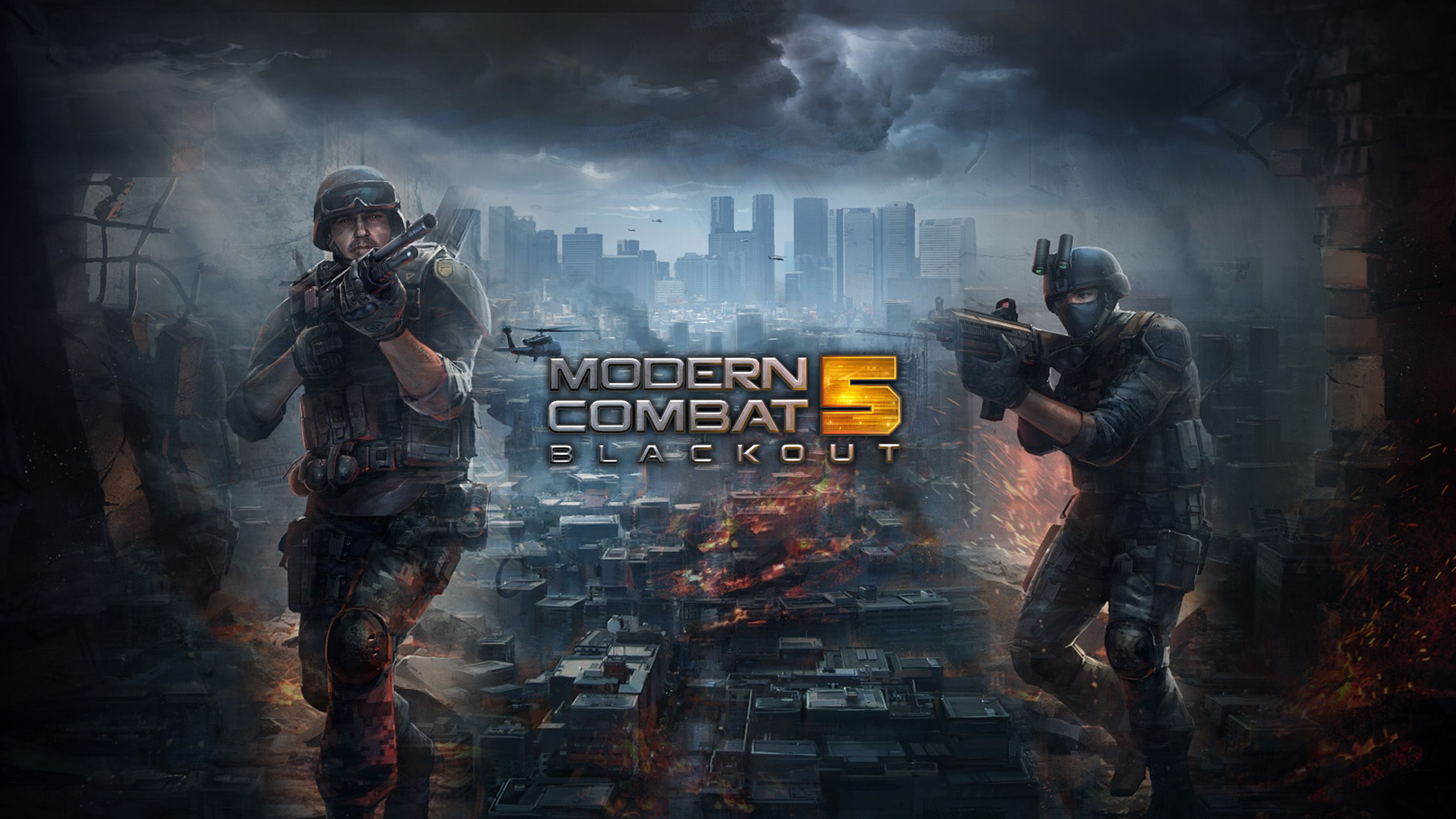 Modern Combat 5 Youtube Channel Art Banner